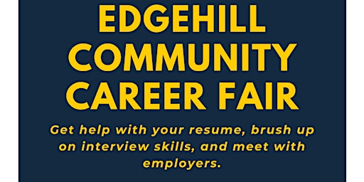 Edgehill Community Career Fair