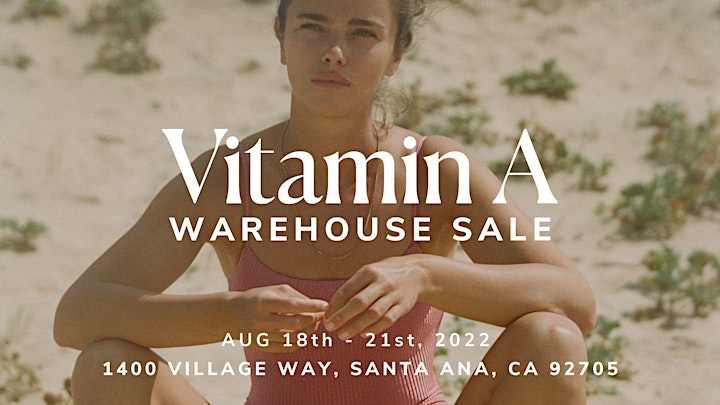 Vitamin A Warehouse Sale - Santa Ana, CA image