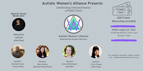 Autistic Women's Alliance Presents - Celebrating Intersectionality