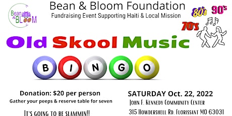 Old Skool Music Bingo Fundraiser