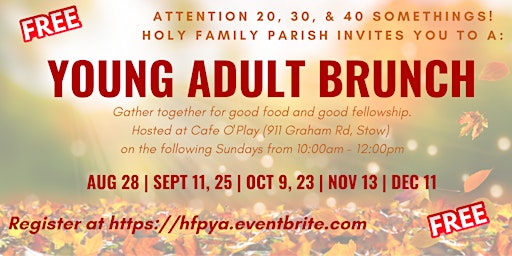 Holy Family Parish Young Adult Brunch