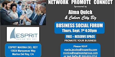 Business Social Forum sponsored by Culver City Biz