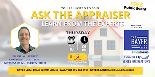 Ask The Appraiser! Learn from the Expert - Lunch Sponsored by First Watch!
