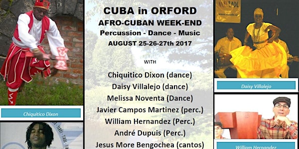 Cuba in Orford-afrocuban week-end-august 25-26-27th, 2017