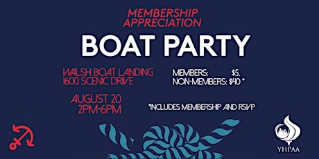 YHPAA's Annual Member Appreciation Boat Party 2017  primary image