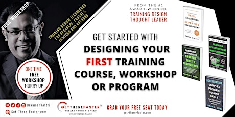 Design Your First Training Course, Workshop or Program (FREE WORKSHOP)