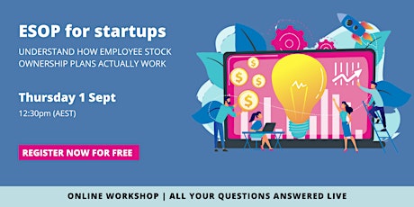ESOP for startups [Online 01Sept]
