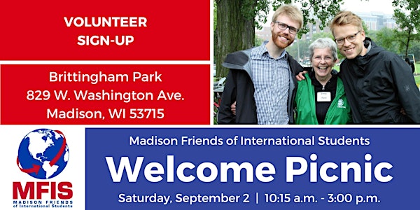 MFIS Welcome Picnic - VOLUNTEER REGISTRATION