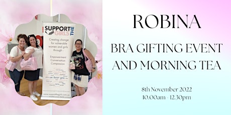Robina Bra Gifting and Morning Tea