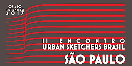 Imagem principal do evento II encontro Urban Sketchers Brasil 2017 SP