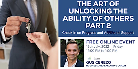 The Art of Unlocking the Ability of Others Part 2 - Check in on Progress