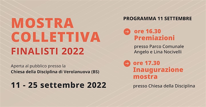 Immagine Premiazioni e Inaugurazione Mostra Finalisti Premio Nocivelli 2022