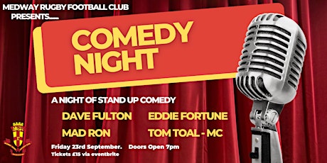 Comedy Night at Medway Rugby Club primary image