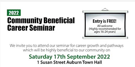 Community Beneficial Career Seminar
