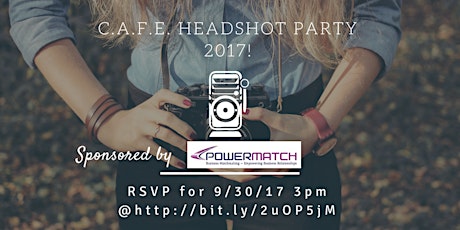 C.A.F.E. Head Shot Party 2017! primary image