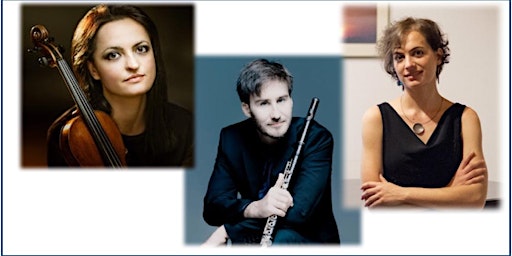 Lana Trotovšek (violin), Maria Canyigueral (piano) and Boris Bizjak (flute)