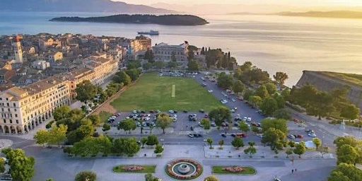 Cricket Event on Corfu's Historic Corfu Town Main Square