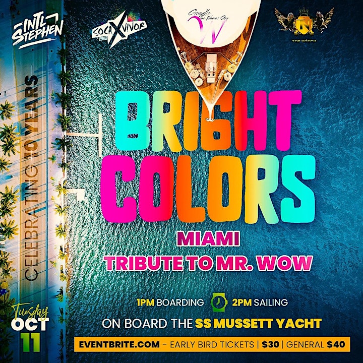 Bright Colors Boatride (Miami) 2022 image