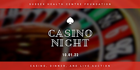 Sussex Health Centre Foundation Casino Night