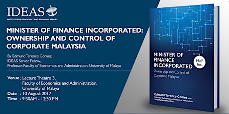 Book Launch: Minister of Finance Incorporated primary image