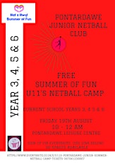 U11's - Pontardawe Junior Summer Netball Camp