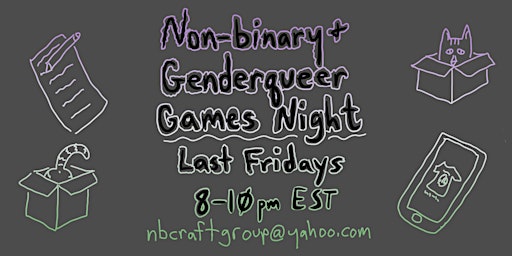 Primaire afbeelding van Non-binary&Genderqueer Game Night