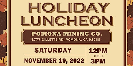 Second Annual Holiday Luncheon