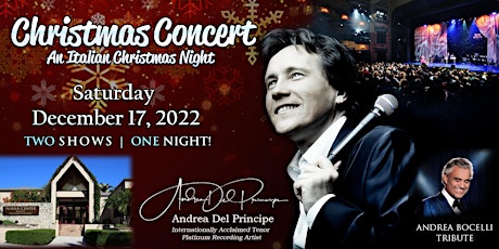 Christmas Concert: Naples, Florida - 4.30pm Showing