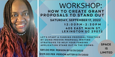 Workshop: How to Create Grant Proposals to Stand Out