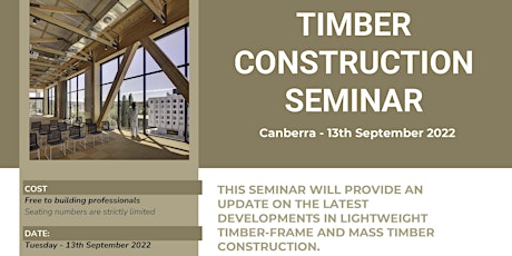 WoodSolutions Timber Construction Seminar