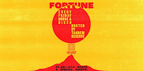 Fortune: House & Disco Fridays @ Golden Monkey