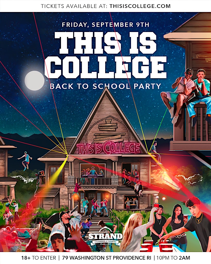 This Is College: Back To School Party (Rhode Island) image