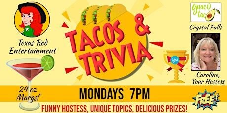 Texas Red's Monday Night Terrific Trivia  @ Guaco Taco in Leander, TX