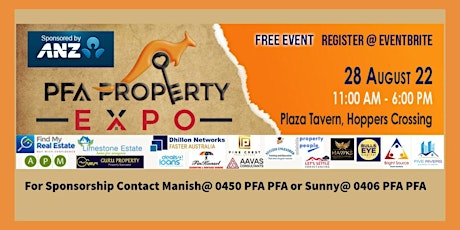 PFA Property EXPO (Free Event 28Aug- 11:AM to 6PM)
