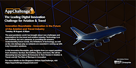 Singapore Airlines AppChallenge - Innovation Roundtable primary image