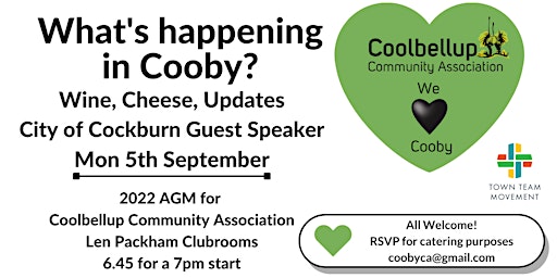 What's happening in Cooby? 2022 AGM for Cooby Community Association
