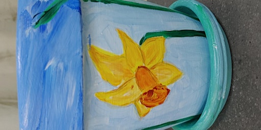 Paint a Daffodil Pot for Daffodil day