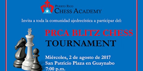 PRCA BLITZ CHESS TOURNAMENT primary image