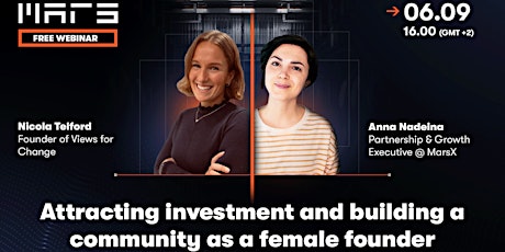 Attracting investment and building a community as a female founder.
