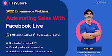 2022 Ecommerce: Automate Sale With Facebook Live