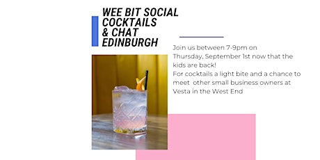 Wee Bit Social Cocktails & chat