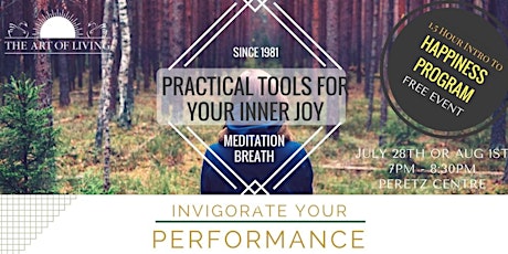 Invigorate Your Performance - Meditation and Breath primary image