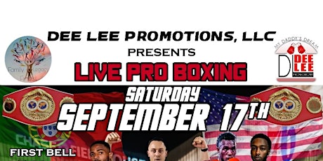 LIVE INTERNATIONAL PROFESSIONAL BOXING At The Chase Fieldhouse,  401 Garasc