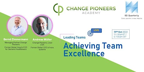OD Quarterly - Leading Teams: Change Pioneers way to Team Excellence