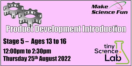 Stage 5– Ages 14 to 16 – Product Development Introduction