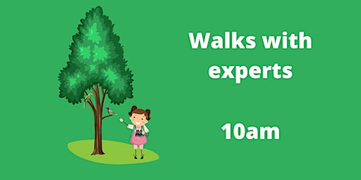 Walk with experts 10am