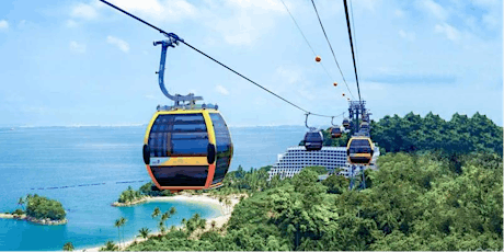 Sentosa Island Cable Car Ride Experience Part 2