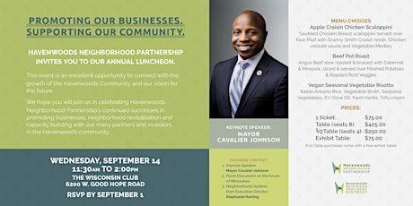 Business Networking Luncheon.  "Promoting Business.  Supporting Community".