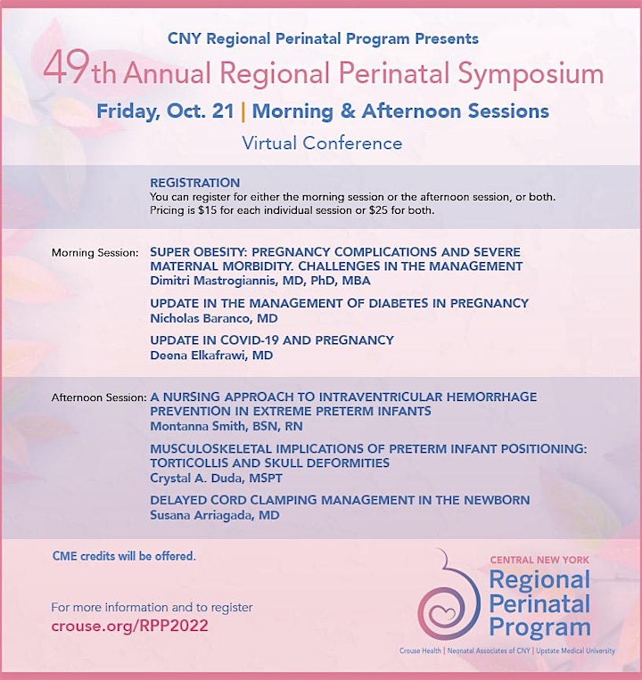 49th Annual Regional Perinatal Symposium image