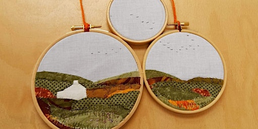 Embroidery Collage Hoops with Debra Thompson